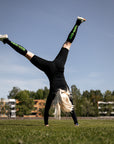 eXtend High – Kompressio- ja hoitosukat – Paineluokka 2 – Musta / Lime.