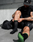 eXtend Ankle – Kompressio- ja hoitosukat – Paineluokka 2 – Musta/lime