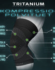 eXtend High – Kompressiopolvituki - Musta - x1