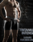 Intense – Miesten urheilubokserit – Metallic Black.